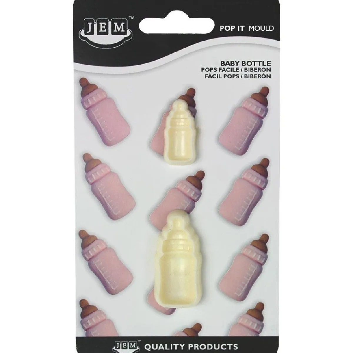 JEM Pop it uitsteker/mal Baby bottle (baby flesje) set/2 Outlet