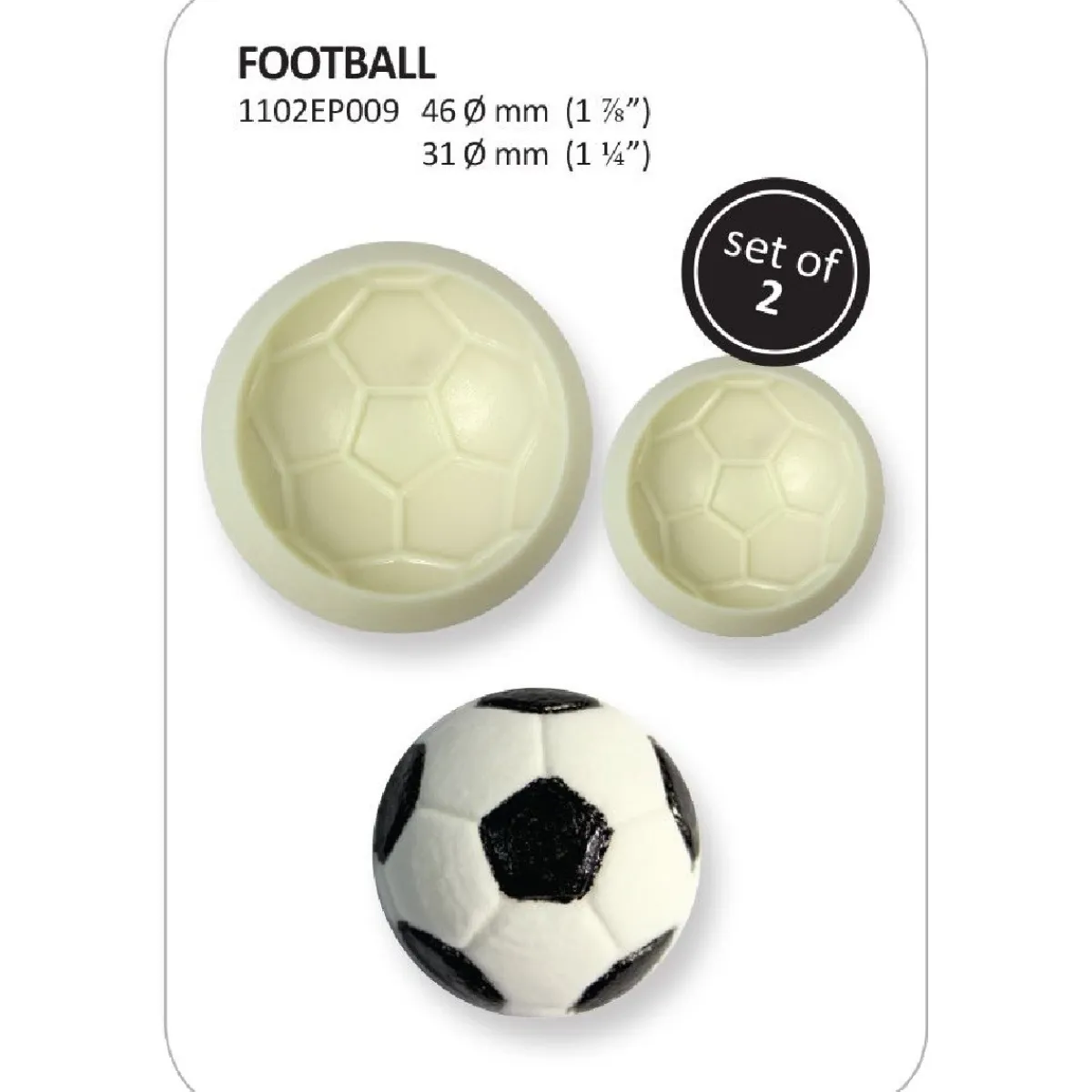 JEM Pop it uitsteker/mal Football (voetbal) set/2 Best