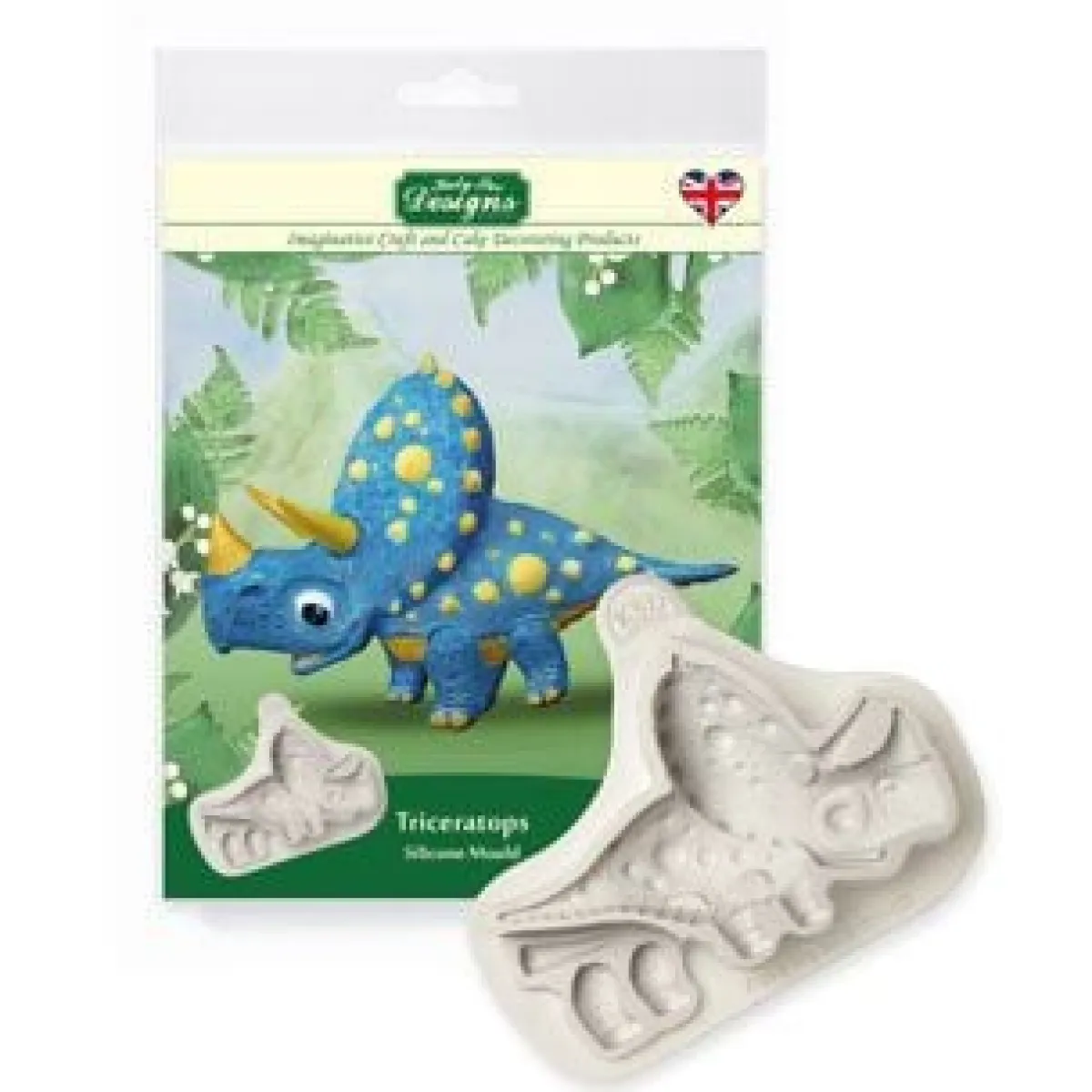 Katy Sue Mold Dino Triceratops** Outlet