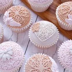 Katy Sue Mold Floral Lace Cupcake Hot