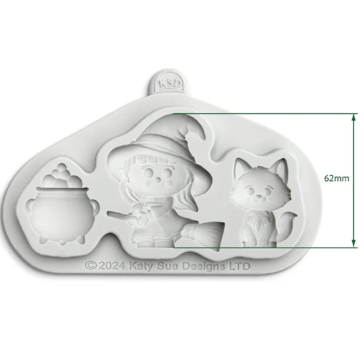 Katy Sue Mold Halloween Heks, Kat en Ketel Outlet