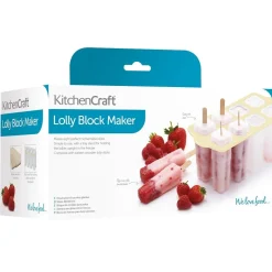Kitchen Craft IJsvorm voor 8 IJsjes (incl 16 ijsstokjes) Hot
