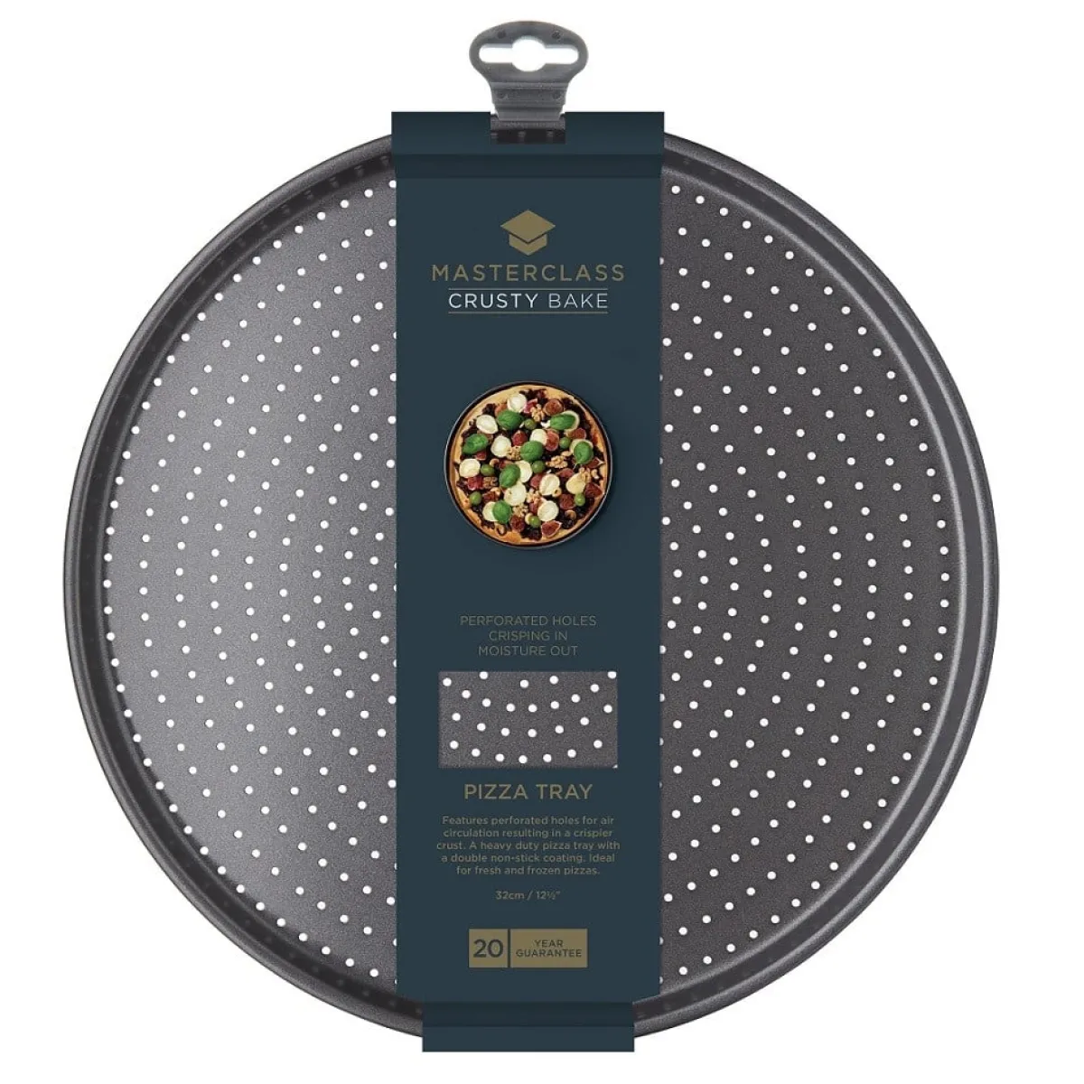 Kitchen Craft Pizza Blik Geperforeerd Ø32cm New