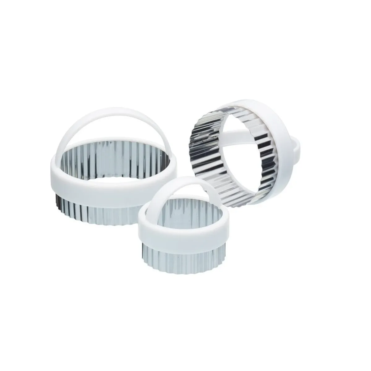 Kitchen Craft Uitsteker Set/3 Rond Gekarteld RVS Outlet