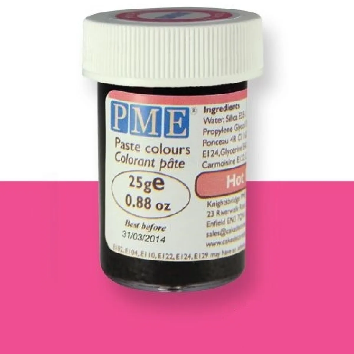 PME Kleurstof gel Hot Pink 25 gram New