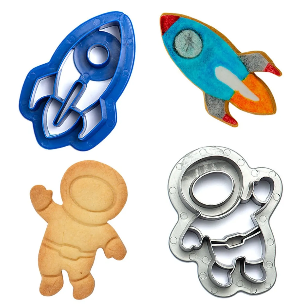 Decora Koekjes Uitsteker Astronaut en Raket