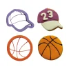 Decora Koekjes Uitsteker Basketbal en Pet Best