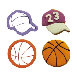 Decora Koekjes Uitsteker Basketbal en Pet Best