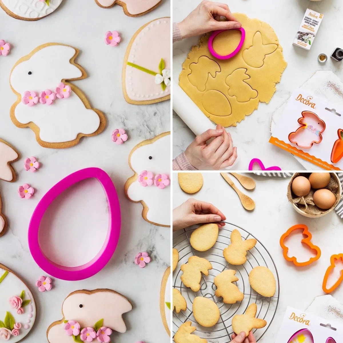Decora Koekjes Uitsteker Konijn en Ei Hot