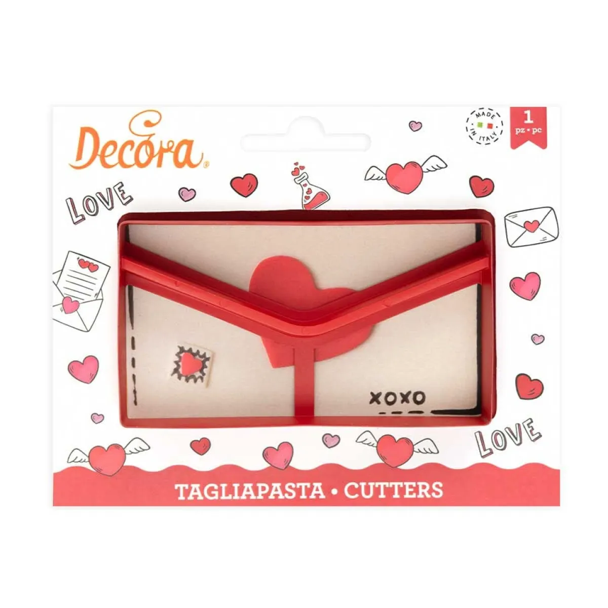 Decora Koekjes Uitsteker Mail 11,2x6x2,2(h)cm Hot