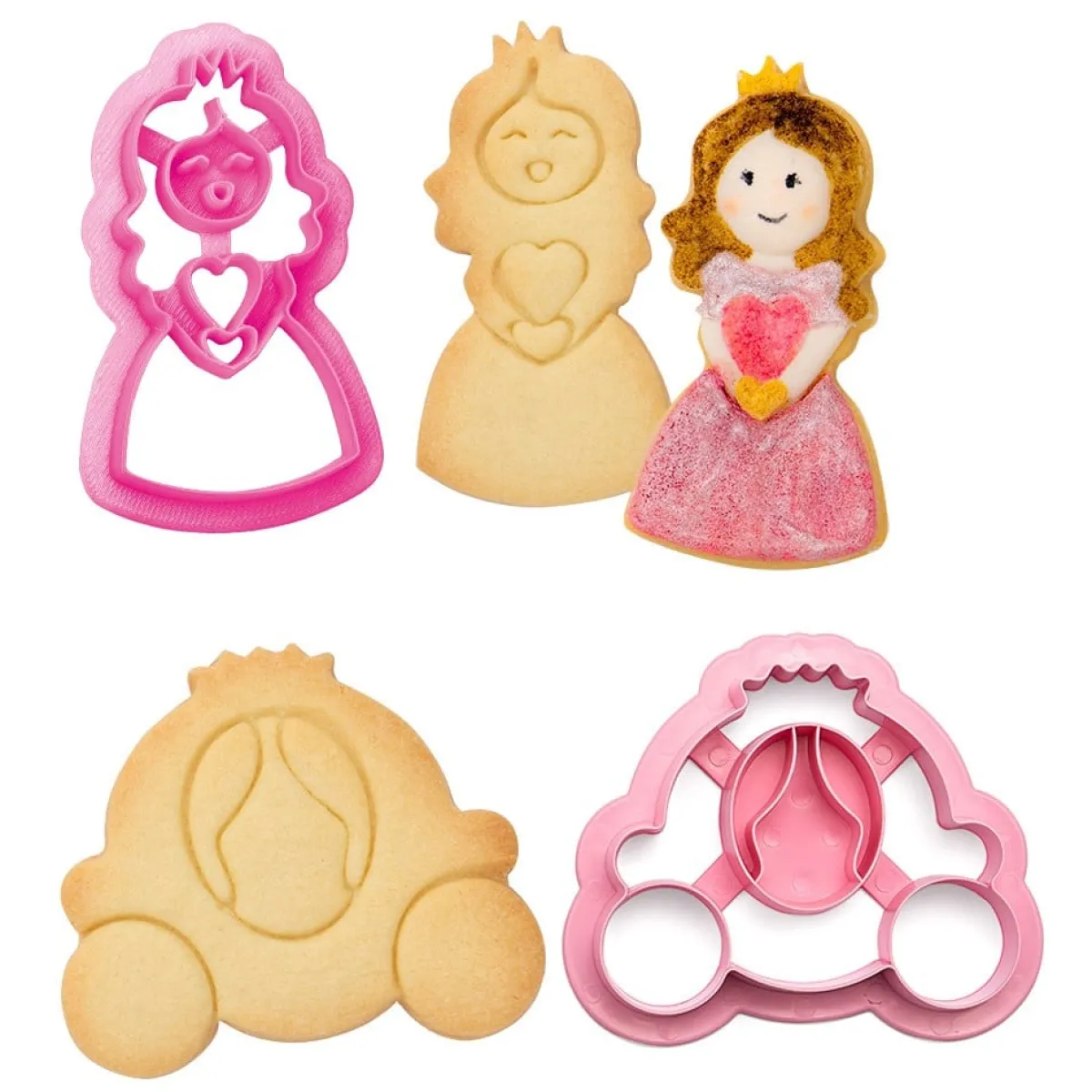 Decora Koekjes Uitsteker Prinses en Koets Sale