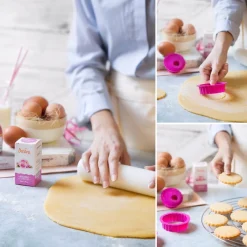 Decora Koekjes Uitsteker Rond Gekarteld Set/6 New
