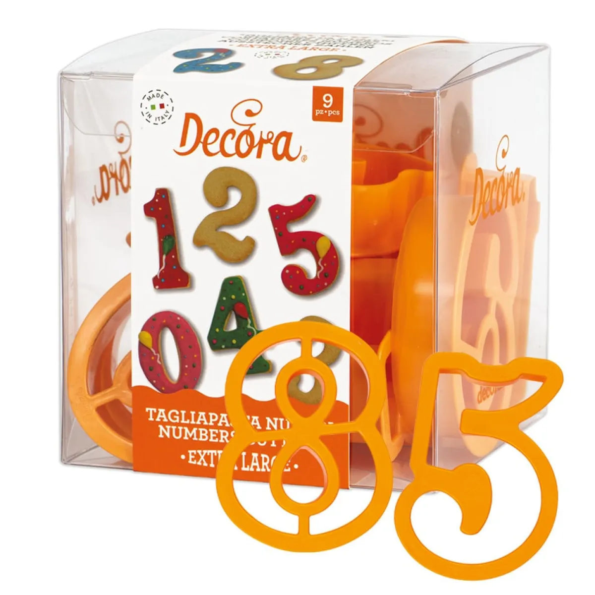 Decora Koekjes Uitstekers Cijfers Groot Set/9 Sale