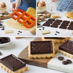Decora Koekjes Uitsteker Set Chocolade Biscuits 2-delig Sale