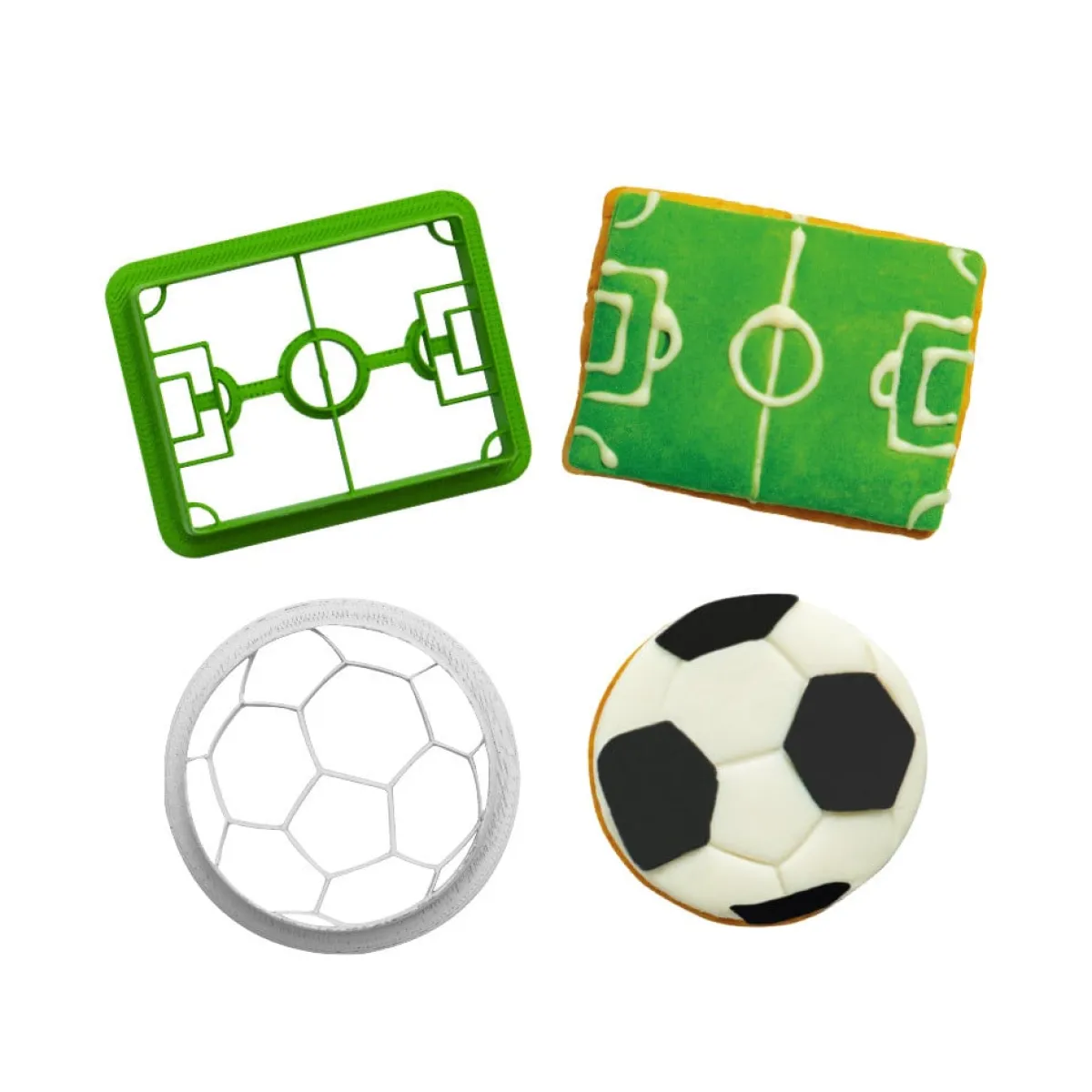Decora Koekjes Uitsteker Set Goal 2-delig Discount