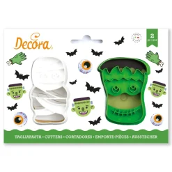 Decora Koekjes Uitsteker Set Halloween Monsters 2-delig New