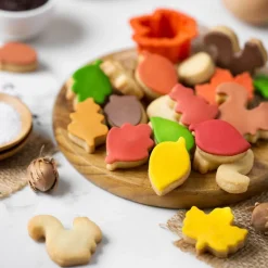 Decora Koekjes Uitstekerset Herfst Mini Figuren Set/3 New