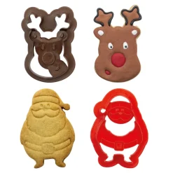Decora Koekjes Uitstekerset Kerstman & Rendier Hot