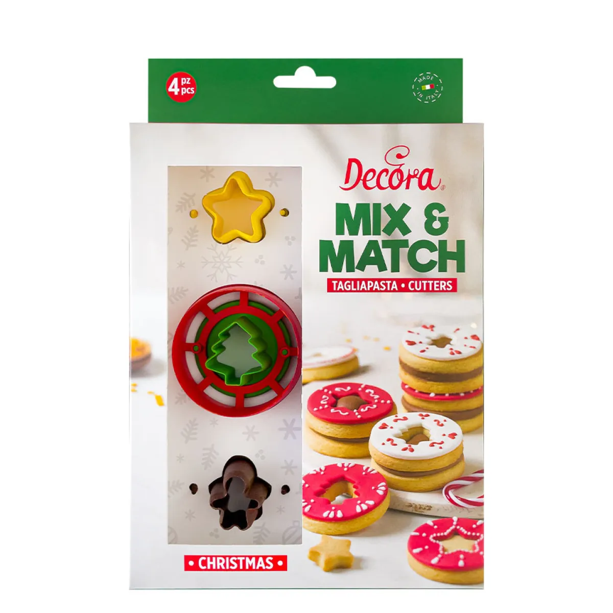Decora Koekjes Uitsteker Set Kerst Mix & Match 4-delig Clearance