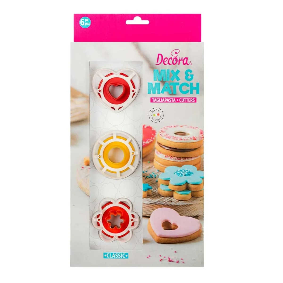 Decora Koekjes Uitsteker Set Mix & Match 6-delig** New