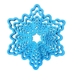 Decora Koekjes Uitstekerset Sneeuwvlokken 8-delig** New