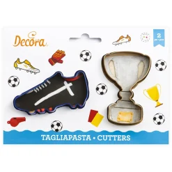 Decora Koekjes Uitsteker Voetbalschoen en Beker** Clearance