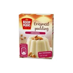 Dr. Oetker Koopmans Griesmeelpudding Amandel 85g** Hot