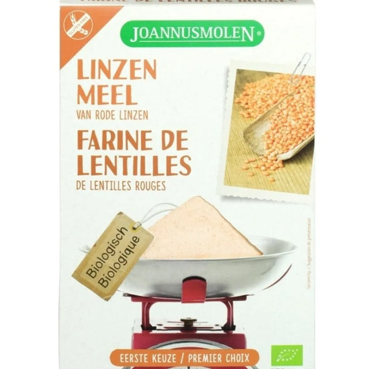 Joannusmolen Linzenmeel Biologisch 275 gram Hot