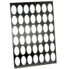 Logo-galettes sjabloon RVS Ovaal Klein Outlet