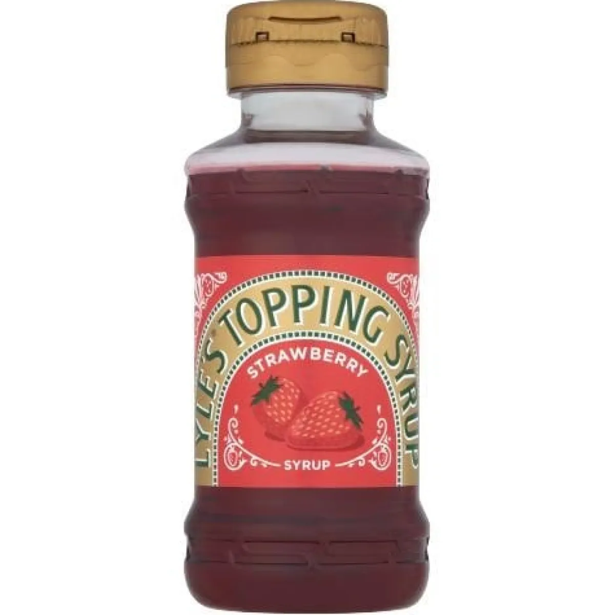 Lyle's Strawberry Syrup Knijpfles 325gr. Sale