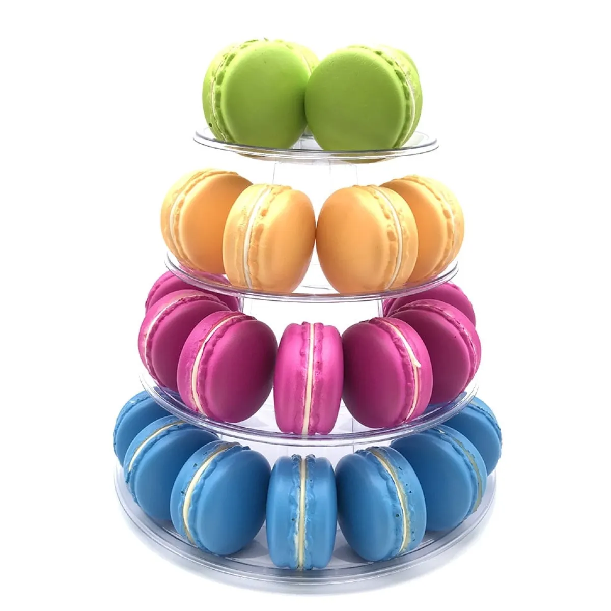 Overig Macaron standaard plastic 4 delig Outlet