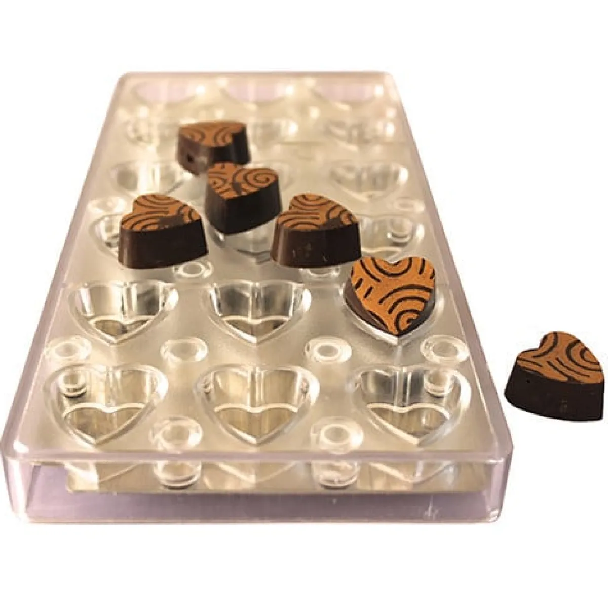 Chocolate World Magneet bonbonvorm Hart 30x32x15mm (18) Outlet