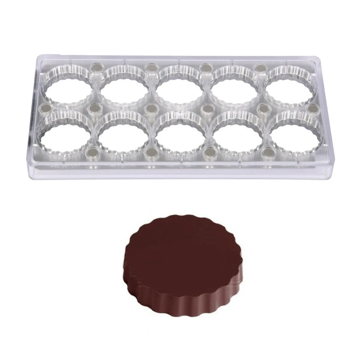 Chocolate World Magneet bonbonvorm kartel Rond Ø50x10mm (10)** New