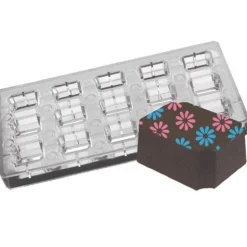 Chocolate World Magneet bonbonvorm Rechthoek 35x28x14mm (15) Online
