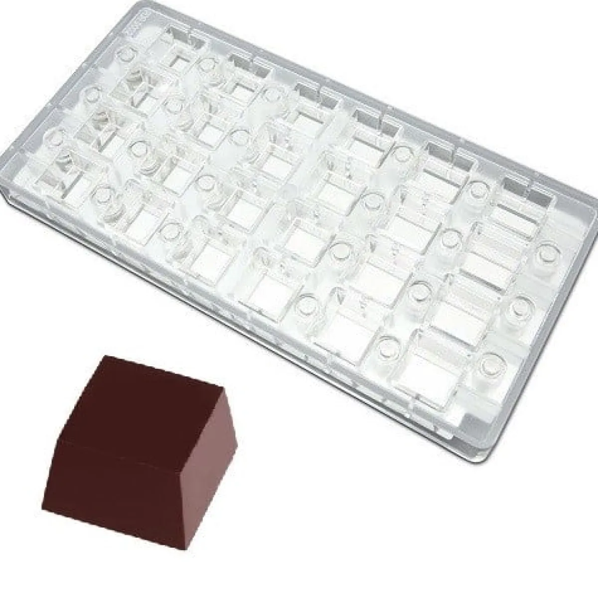 Chocolate World Magneet bonbonvorm Vierkant 24x24x14mm (24) Sale