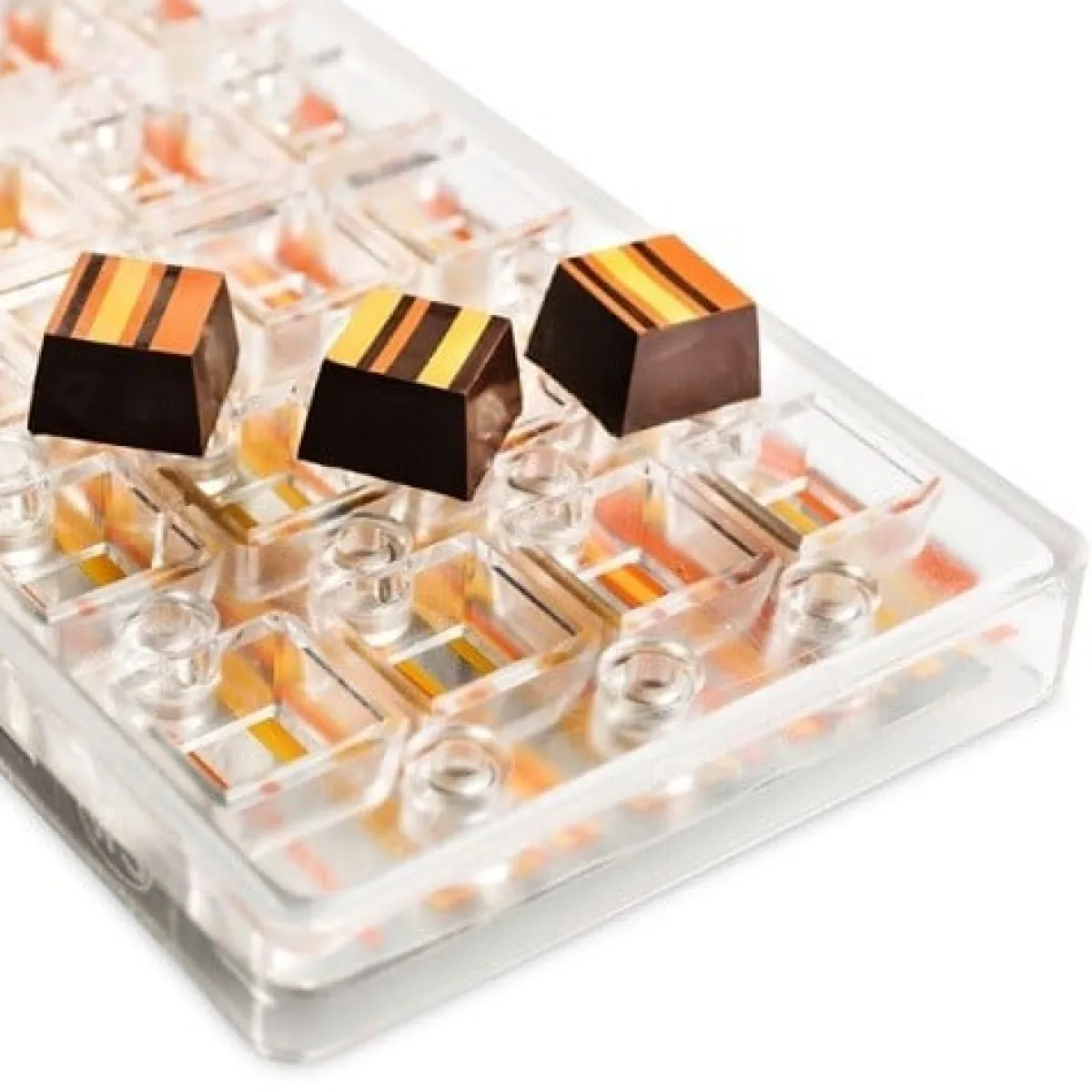 Chocolate World Magneet bonbonvorm Vierkant 24x24x14mm (24) Sale