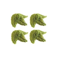 Overig Marsepein Blaadjes Groen Groot 45mm (60 st.) Hot
