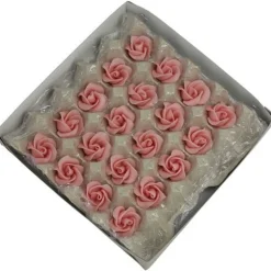 Overig Marsepein rozen 6 blads 40mm 10 stuks, Roze Luxe Discount