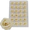 Overig Marsepein Rozen Wit 6-blads 25mm (24 st.) Best