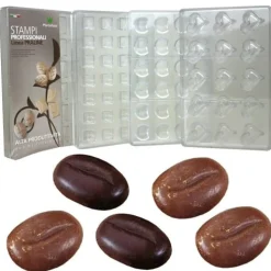 Martellato Bonbonvorm Koffieboontjes (130x) 17x12 mm Hot