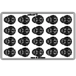Martellato Bonbonvorm Schedel (20x) 37x28h18mm Outlet