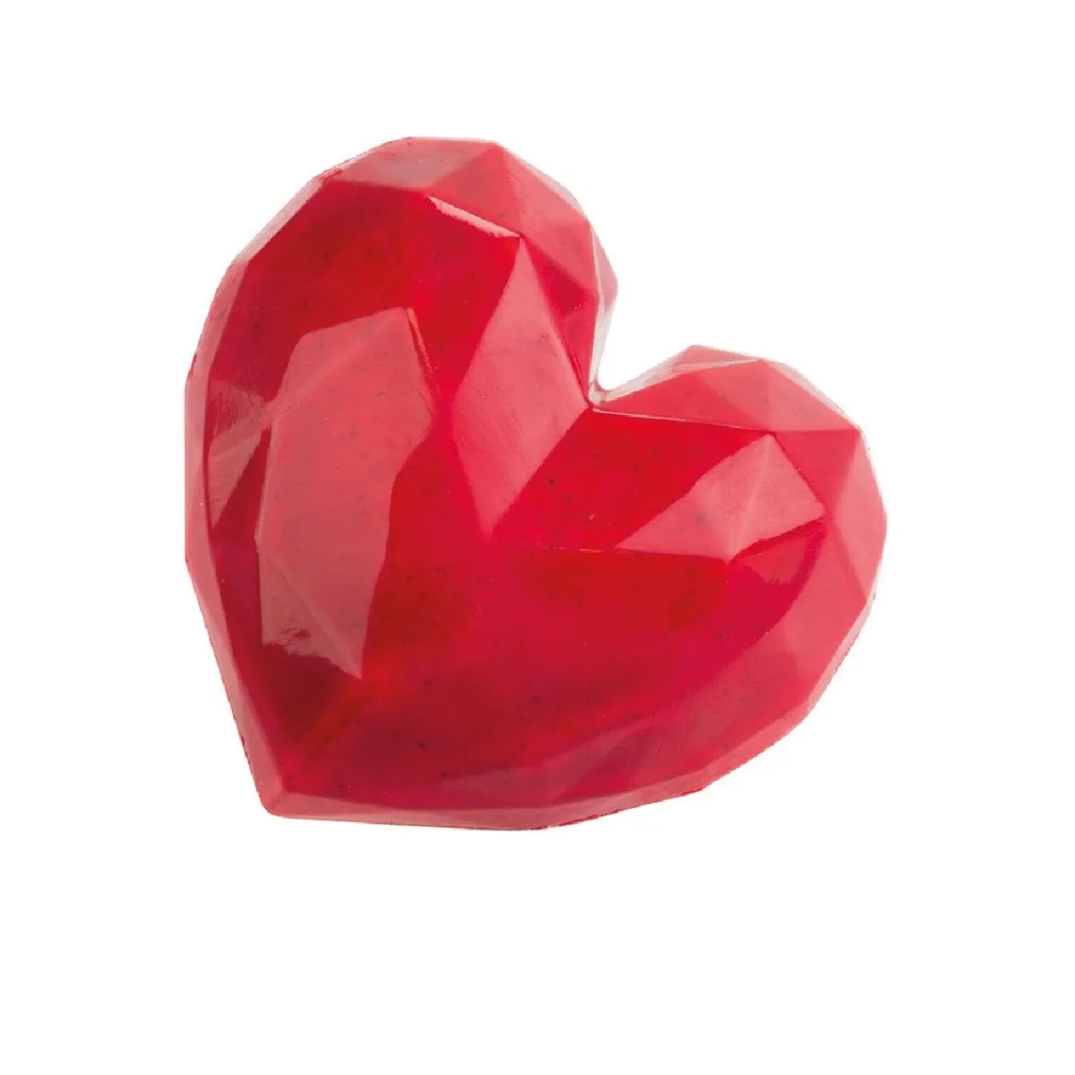 Martellato Chocolade Holvorm Diamant Hart (6x) 70x66x20mm Hot