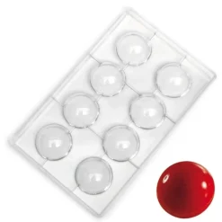 Martellato Chocolade Holvorm Halve Bol (8x) Ø50 mm Best