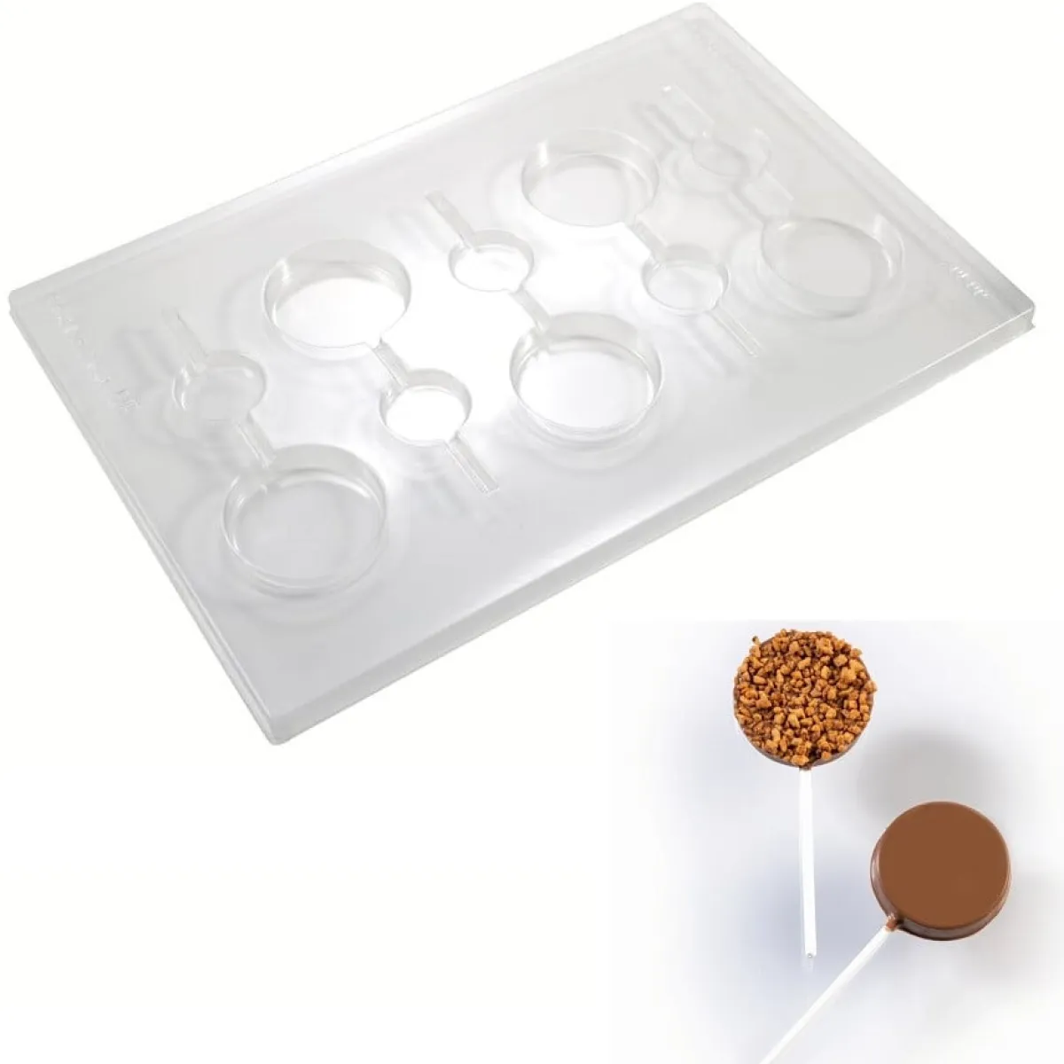 Martellato Chocolademal Lolly Rond (5x) Ø50x9mm 2st Clearance