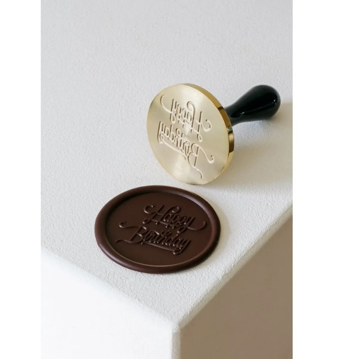 Martellato Chocolade Stempel Happy Birthday Ø3cm Clearance