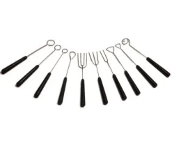 Martellato Doorhaalvorkjes RVS set/10 Clearance