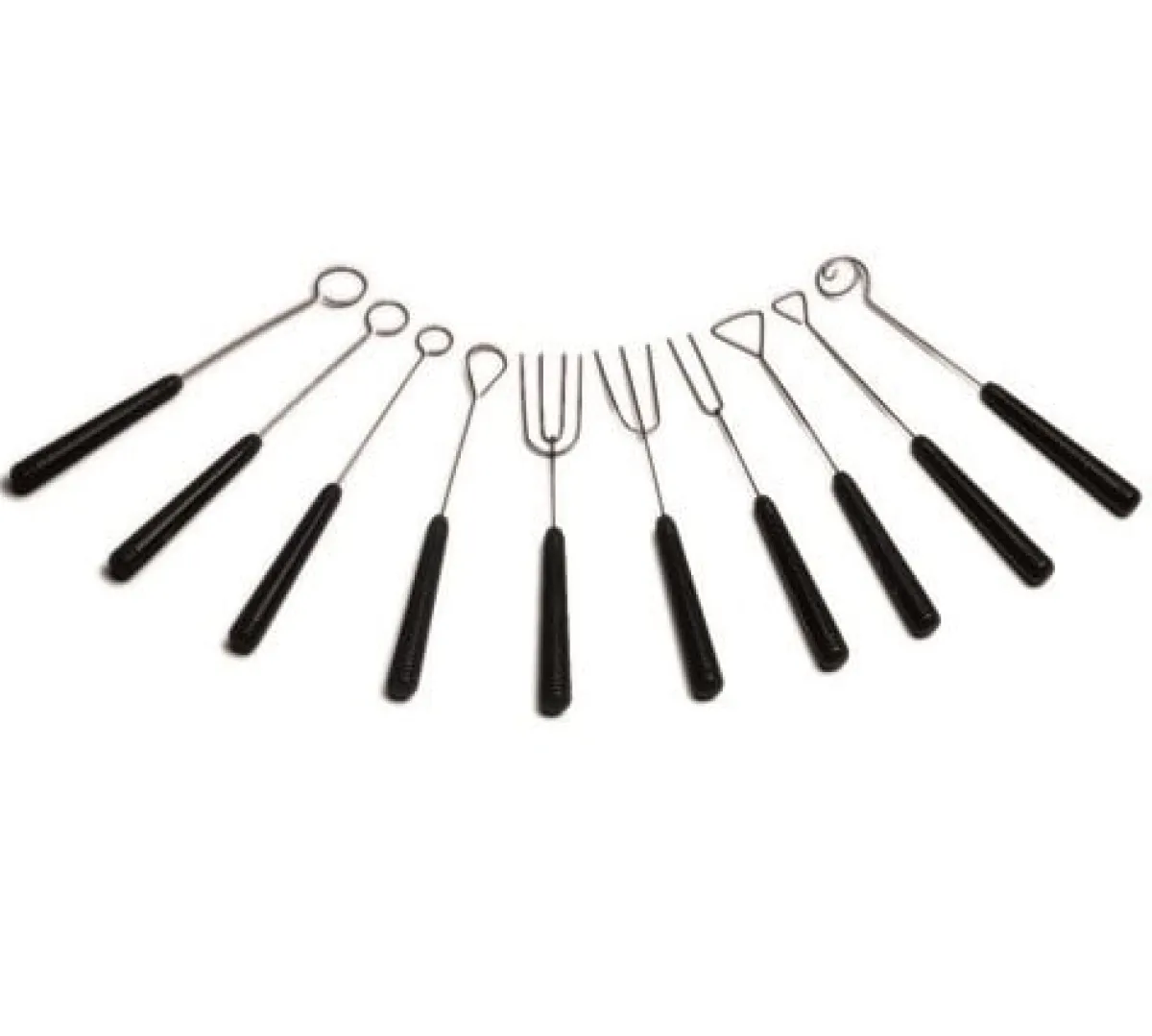Martellato Doorhaalvorkjes RVS set/10 Clearance