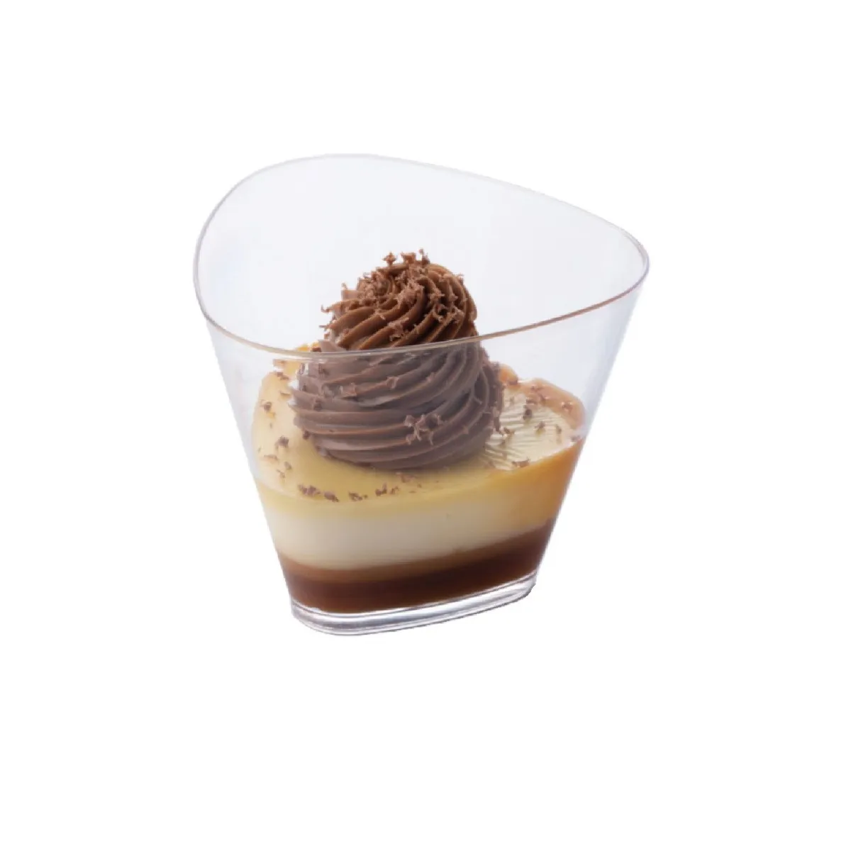 Martellato Lepelgebak cups Triangel (175 ml) / 100 stuks