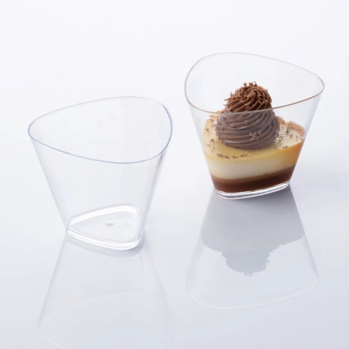 Martellato Lepelgebak cups Triangel (175 ml) / 100 stuks