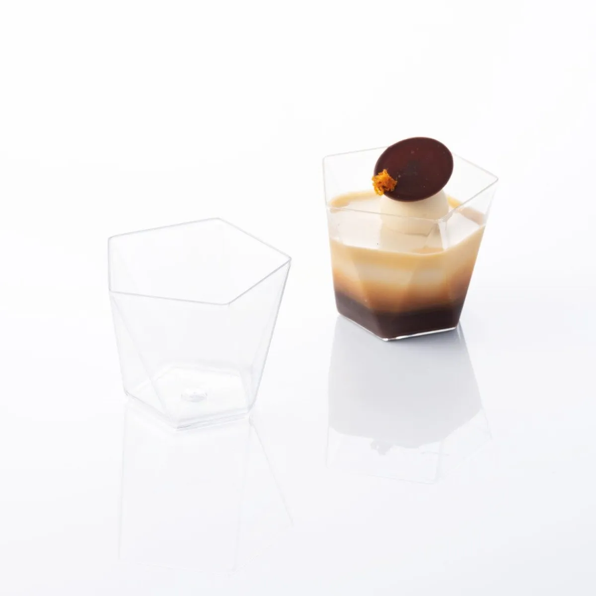 Martellato Lepelgebak cups Vijfhoek (120 ml) / 100 stuks Discount